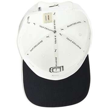 PUMA Golf P Hat (Men's, Bright White,One Size)