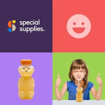 Honey Bear Straw Cup for Toddlers - Spill Proof & Cute Design