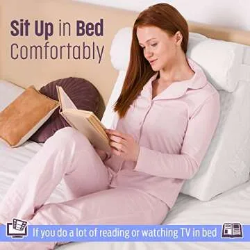 Flexicomfort Bed Wedge Pillow for Sleeping – Adjustable Post-Surgery Comfort Pillow (7-in-1) – M...