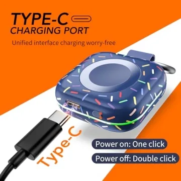 Portable Apple Watch Charger: Wireless, Magnetic Mini Power Bank