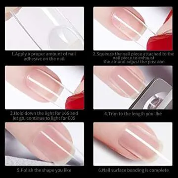 No C Curve XXL Square Nail Tips-Clear Acrylic Nails Square Shape Nail Tips SITELENABY 500 pcs Flattened Half Cover False Nails for Nail Salons and DIY French ABS Nail Tips (xxl Long Sqare No c curve)