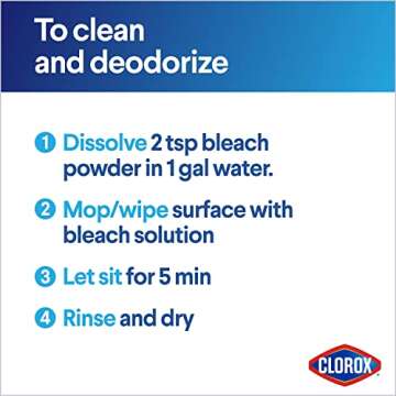 Clorox Concentrated Bleach Powder for Effective Cleaning