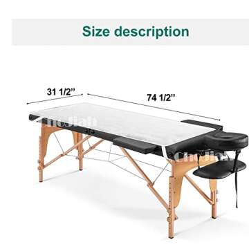 ChoJiah Massage Table Warmer Heating Pad Professional Massage Table Pads, 31 1/2 Inches x 74 1/2 Inches