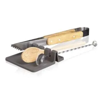 Vacu Vin Utensil Rest - Heat Resistant and Dishwasher Safe Cooking Accessories for Various Kitchen Tools - Organize Your Countertop with this Innovative Kitchen Gadget