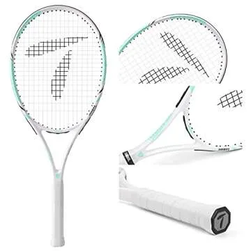 Teloon 27 inch Tennis Rackets for Adults 2 pcs Set