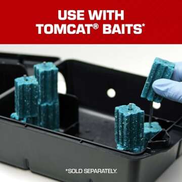 Tomcat Rodent Station for Indoor and Outdoor Pest Control