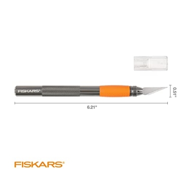 Fiskars SoftGrip Craft Knife - Precision Cutting Tool for Creatives