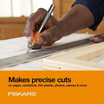 Fiskars SoftGrip Craft Knife - Precision Cutting Tool for Creatives