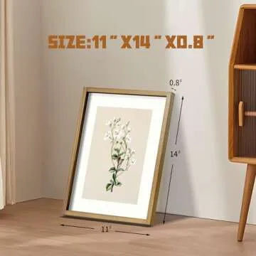 Stylish LITIVY Set of 4 Boho Botanical Wall Art