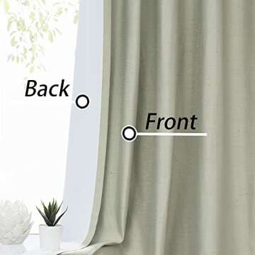 Central Park Sage Green Full Blackout Pinch Pleat Window Curtain for Bedroom Living Room Window Treatment Thermal Insulated Drapes Backtab 95 Inches with 9 Hooks (Ring not Include), 40"x95", 1 Panel