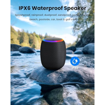 ZICOROOP Bluetooth Speakers - Waterproof 15W Sound