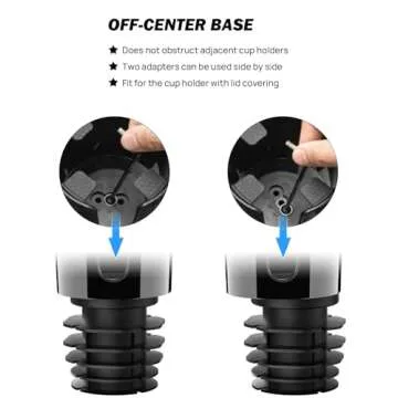 Joytutus Car Cup Holder Organizer with 360° Tray