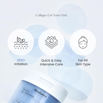Biodance Hydrating Collagen Gel Toner Pads for Skin Care