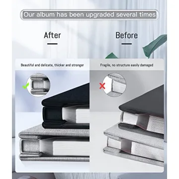 Popotop Self Adhesive Photo Album for 4x6 Pictures