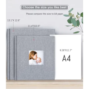 Popotop Self Adhesive Photo Album for 4x6 Pictures