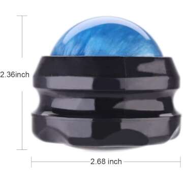 ZONGS Manual Massage Ball - Pain Relief Back Roller Self Massage Therapy