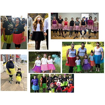 Green 3-Layer Tulle Tutu Skirt for Women and Teens