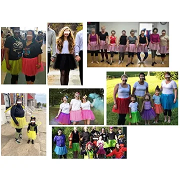 Green 3-Layer Tulle Tutu Skirt for Women and Teens