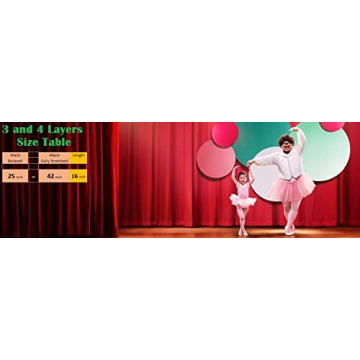 Green 3-Layer Tulle Tutu Skirt for Women and Teens