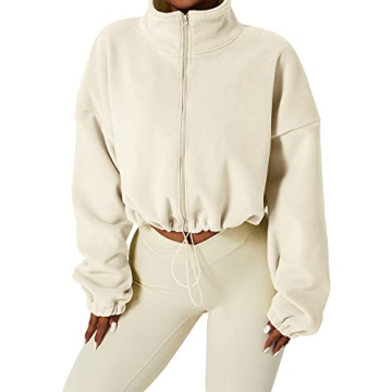 Cozy QINSEN Women's Polar Fleece Jacket for Winter Style