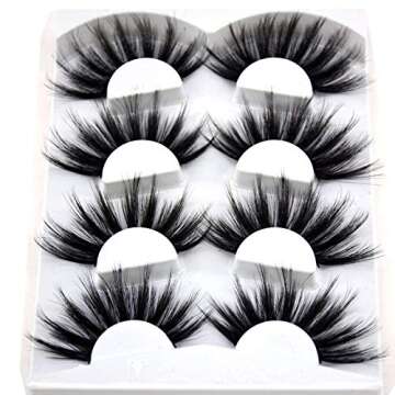 Dramatic 3D Mink Eyelashes 25mm for Glamorous Looks