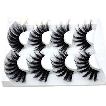 Dramatic 3D Mink Eyelashes 25mm for Glamorous Looks