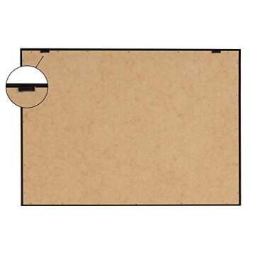 Kate and Laurel x Bomobob Collaboration Snow Day Framed Canvas Wall Art, 18x24 White, Decorative Holiday Art for Wall