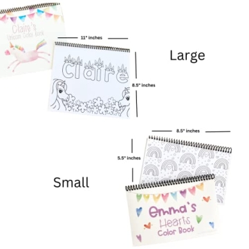 Personalized Kids Coloring Book with Custom Name