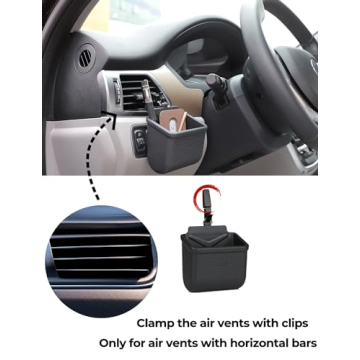 Convenient Car Air Vent Organizer for Phone and Essentials