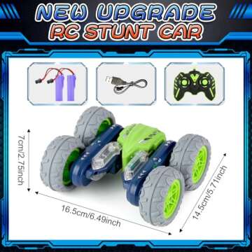 Allwind RC Car with Colorful Lighting & 360° Flips