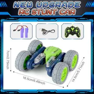 Allwind RC Car with Colorful Lighting & 360° Flips