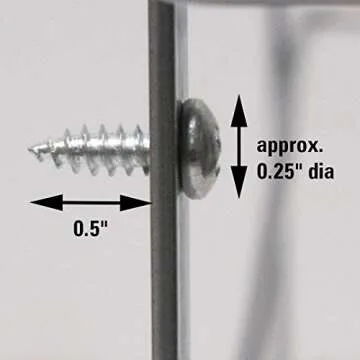 Household Essentials 1228-1 Double Basket Door Mount Cabinet Organizer | Mounts to Solid Cabinet Doors or Wall