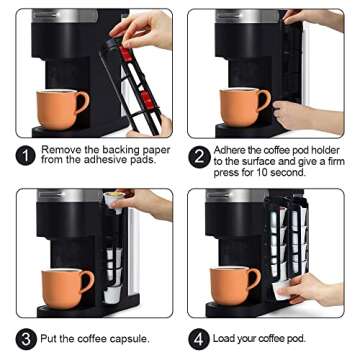 Space-Saving K-Cup Holder for Keurig, Set of 2