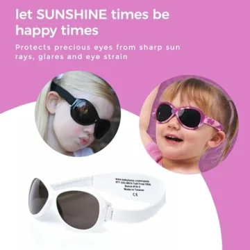 Baby Banz Retro Infant & Toddler Sunglasses in Arctic White