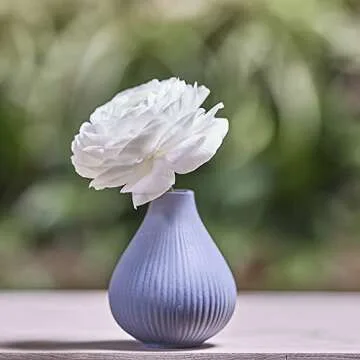 Chive Frost Ceramic Flower Vase Set for Stylish Decor
