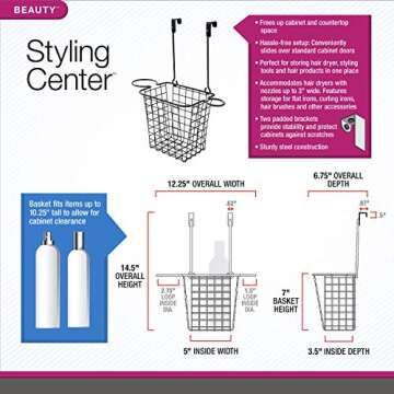 Spectrum Hair Styling Organizer for Stylish Storage