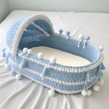 Giantree Wooden Basket Bottom, 5 PCS 5 Sizes Oval Circle Blank Solid Crochet Basket Wood Base for DIY Basket Craft Weaving Making Supplies