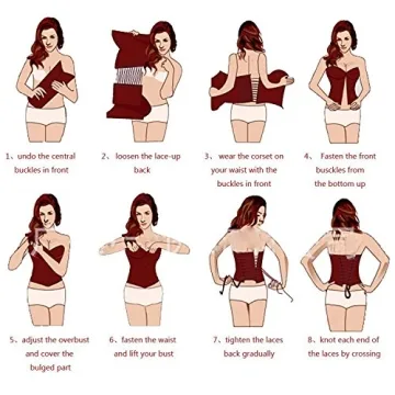 Buy SAYFUT Steampunk Gothic Corset Bustier Online