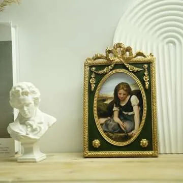 Kaolituis Vintage Picture Frame 4x6 Antique Home Decor