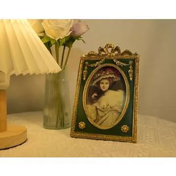 Kaolituis Vintage Picture Frame 4x6 Antique Home Decor