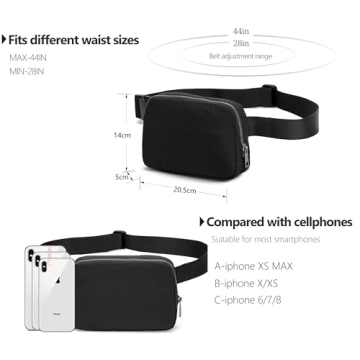 Versatile Fanny Belt Bag for Travel and Outdoor Activities