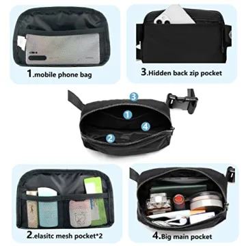 Versatile Fanny Belt Bag for Travel and Outdoor Activities
