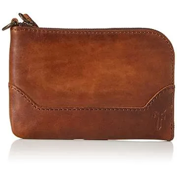 FRYE Women's Melissa Wristlet, Dark Brown, One Size