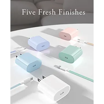 Fast Charging iPhone 15 20W USB C Charger with Cable