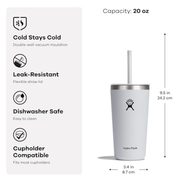 Hydro Flask 20 Oz Tumbler with Straw Lid - Agave