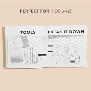 Kids Animal Drawing Book for Ages 5-12