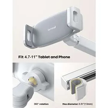 Lamicall Car Headrest Tablet Holder for iPad & Galaxy
