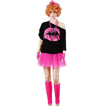 Unleash Your 80s Style with Women's Costume Accessories Set