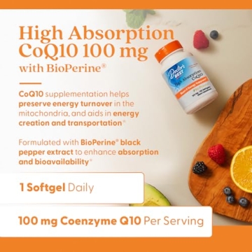 High Absorption CoQ10 with BioPerine for Heart Health