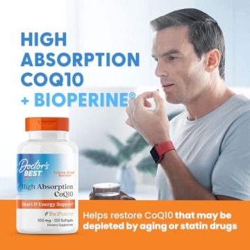 High Absorption CoQ10 with BioPerine for Heart Health